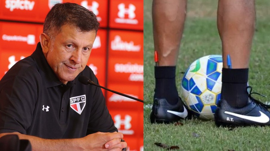 Osório usava canetas coloridas e as guardava nos meiões em treinos do São Paulo Osório usava canetas coloridas e as guardava nos meiões em treinos do São Paulo