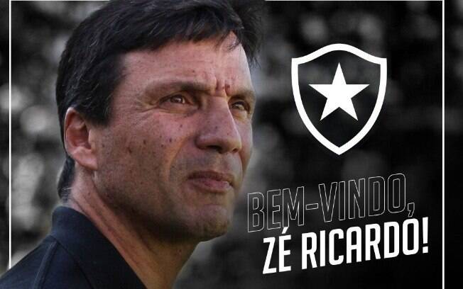 Zé Ricardo é o novo técnico do Botafogo para sequência da temporada 2018