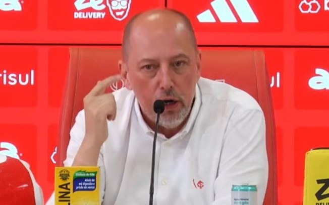 Alessandro Barcellos, presidente do Internacional, pediu desculpas após eliminação Alessandro Barcellos, presidente do Internacional, pediu desculpas após eliminação