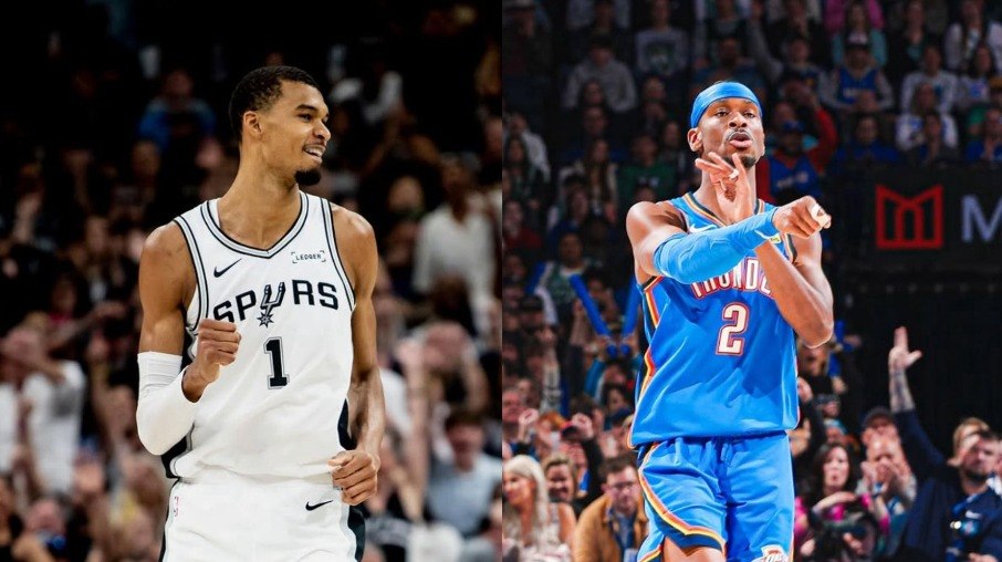 Wembanyama e Shai são os destaques de Spurs e OKC