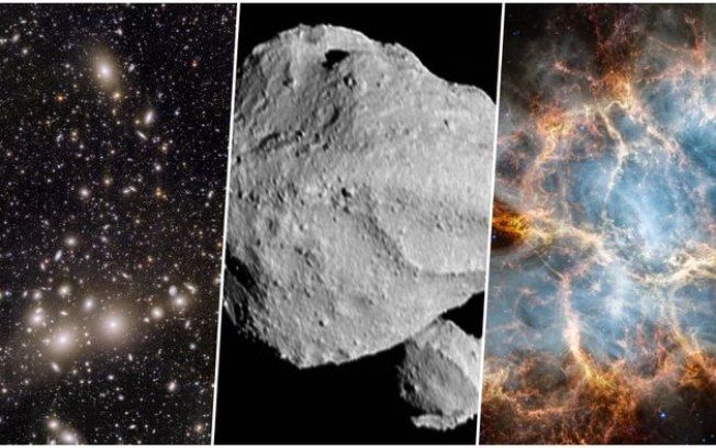 Destaques da NASA: galáxias, asteroide e   nas fotos astronômicas da semana