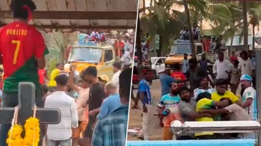 Torcedores de Brasil e Argentina brigam na Índia