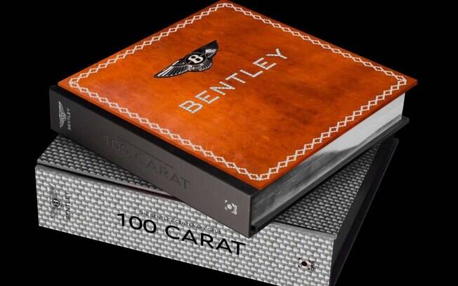 Livro da Bentley com nada menos que 100 diamantes na capa e que pode ser personalizado ao gosto do dono