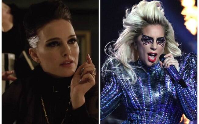 Lady Gaga e Natalie Portman invertem papeis: a primeira é comedida em 