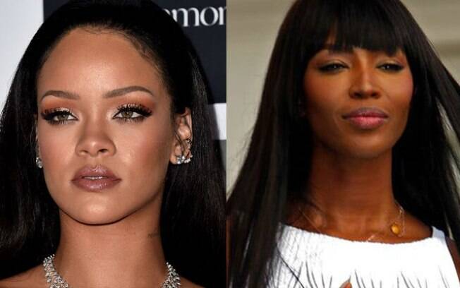 Amigas no passado, Rihanna e Naomi Campbell pelo estão em crise e a modelo não soube disfarçar as diferenças em entrevista