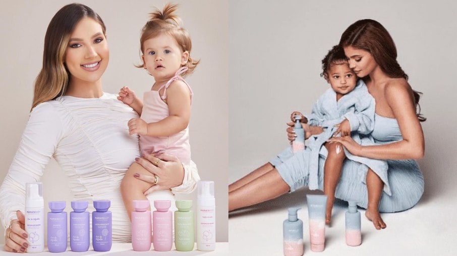 Virgínia cria marca de produtos para bebês e é acusada de copiar Kylie Jenner