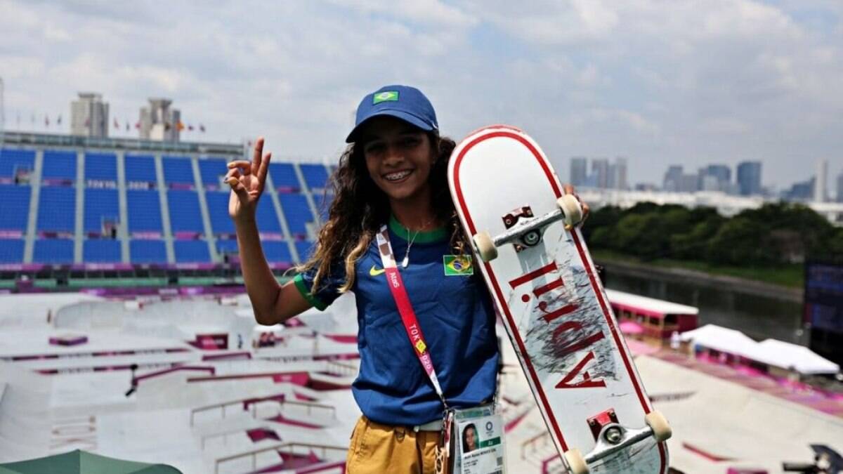 Fadinha do skate: quem é Rayssa Leal, a medalhista mais jovem do Brasil |  Comportamento | iG