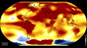 Nasa mostra evolução do aquecimento da Terra
