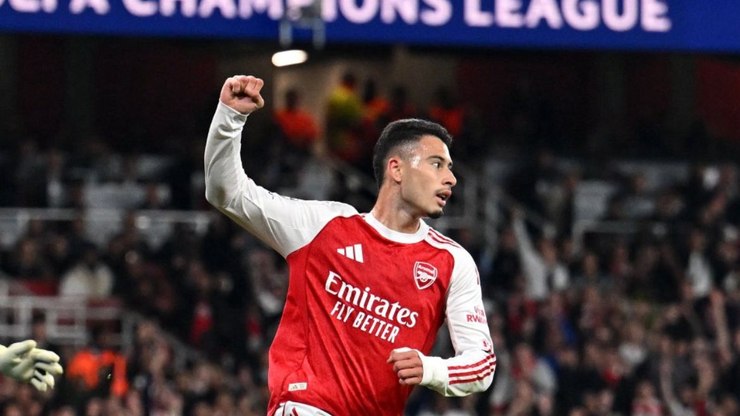 Brilho dos Gabriéis: brasileiros marcam em goleada do Arsenal