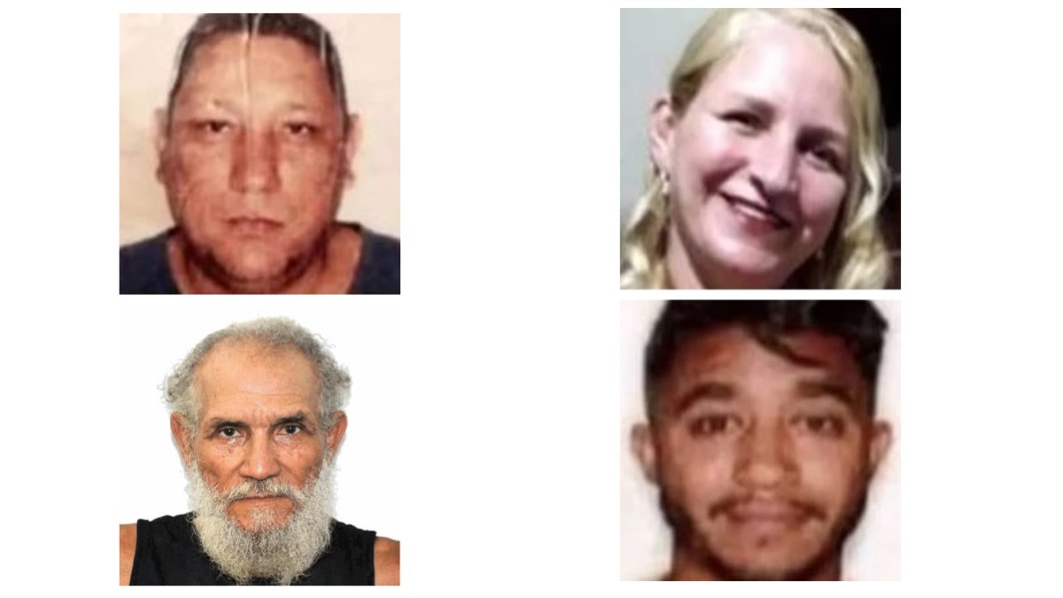 Da esquerda para a direita, na parte superior e depois inferior: Marcelo Hari Fonseca, Maria Aparecida Rodrigues, Neil Corrêa da Silva; e Hayder Mhazres