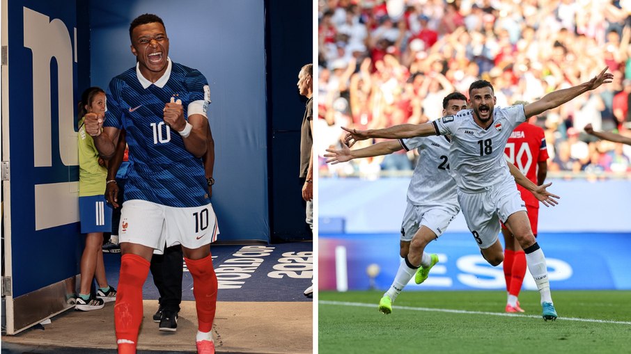França de Mbappé busca vitória contra o Iraque para garantir classificação na Copa do Mundo