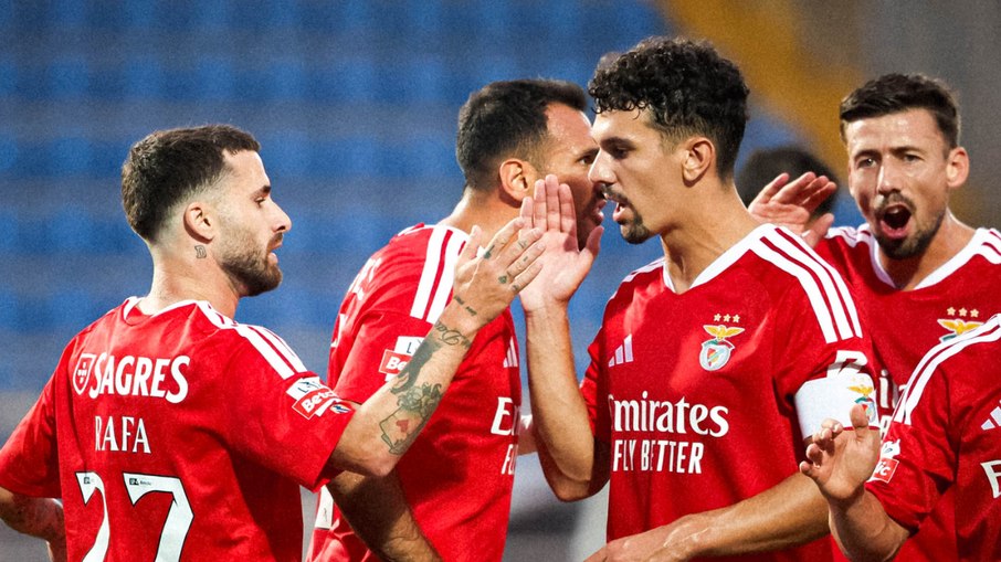 Benfica vem de 7 a 0 fora de casa e busca mais uma vitória no Campeonato Português