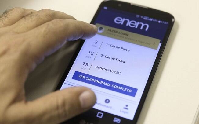 Gabaritos poderão ser acessados no aplicativo do Enem