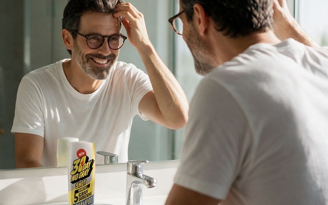 Menfirst apresenta solução rápida para cabelos brancos