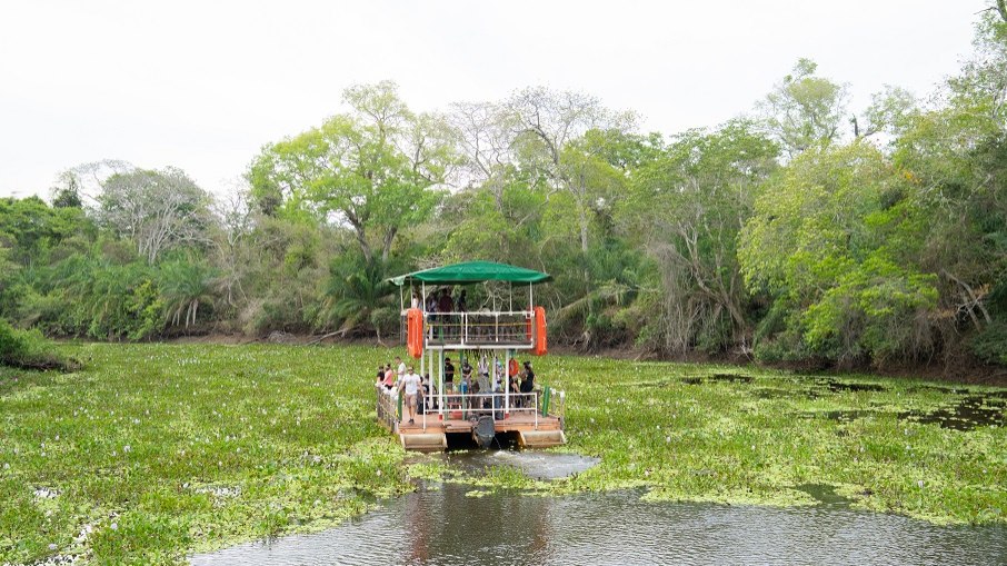 Safári Fluvial no Pantanal