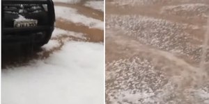 Temporal com granizo paralisa buscas por escoteiro Marco Aurélio