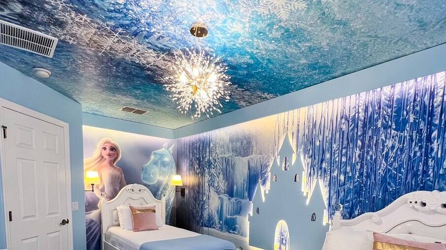 Decoração especial inspirada em 'Frozen - Uma Aventura Congelante'