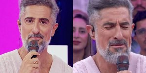 Marcos Mion chora na TV Globo e vira chacota nas redes sociais