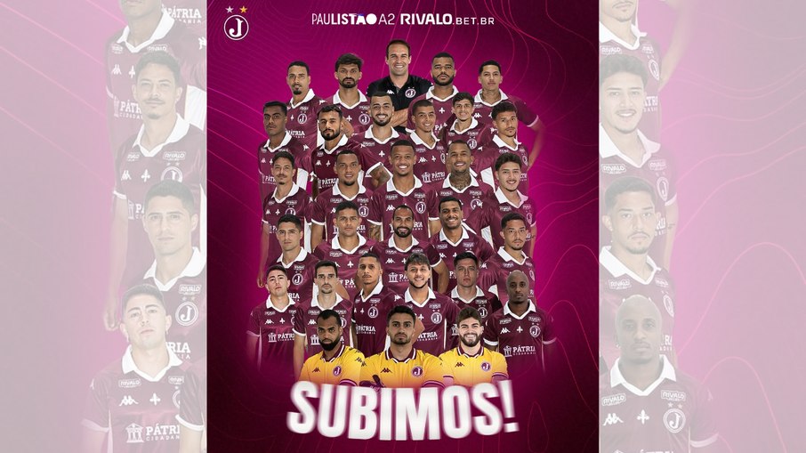 Publicação do Juventus sobre o acesso à elite do Paulistão