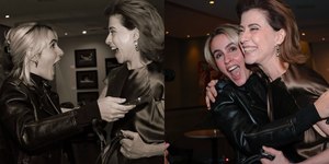 Valentina Herszage se encontra com Fernanda Torres