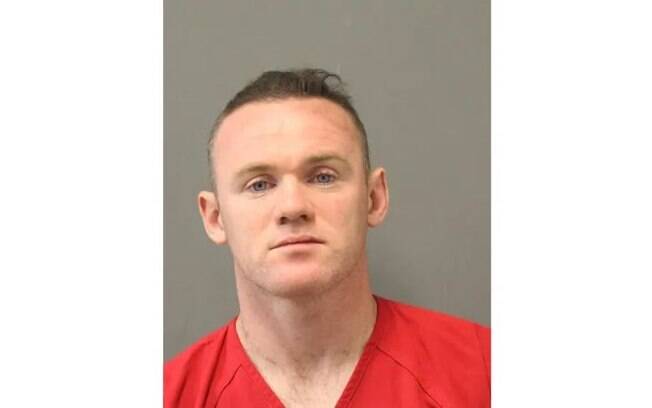 O atacante Wayne Rooney, do DC United, foi preso e multado dias antes do natal de 2018 por 