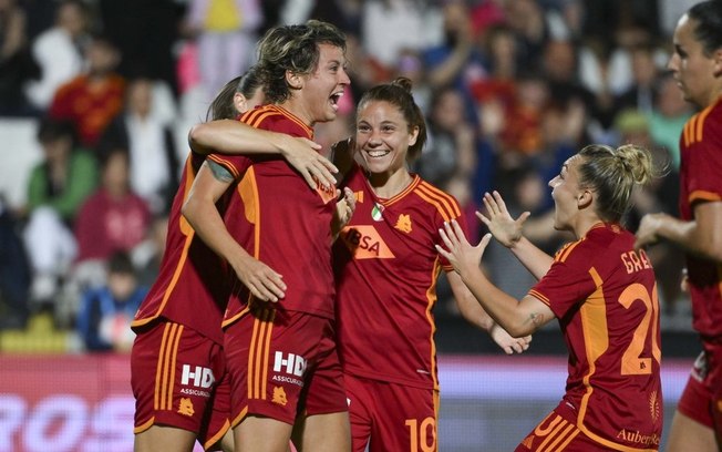 Roma Women empata no fim, vence nos pênaltis e é campeã da Coppa Itália
