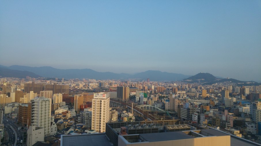 Hiroshima durante a viagem de Thaís em 2017