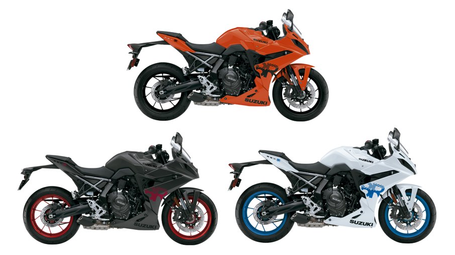 Esportiva Suzuki GSX-8R recebe novas combinações de cores na linha 2026/2027.