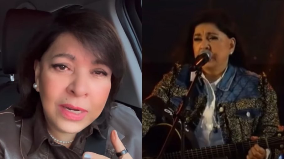 Roberta Miranda reage a gesto obsceno em show Roberta Miranda reage a gesto obsceno em show