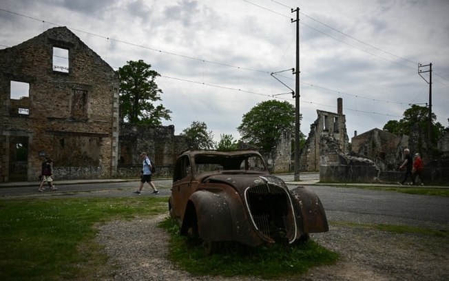 Oradour-sur-Glane, sudoeste da França, em 13 de maio de 2024