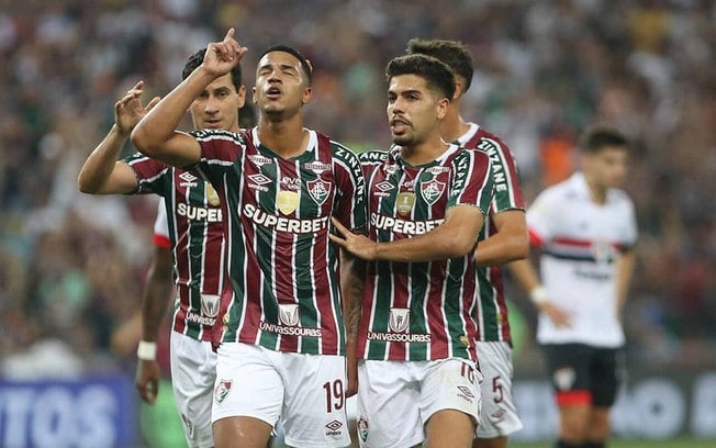 Kauã Elias marcou um dos gols da vitória do Fluminense sobre o São Paulo 