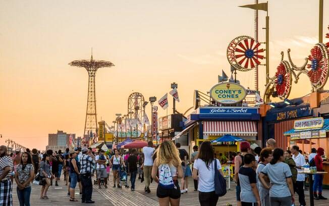 Cartões-postais de Nova York: o Luna Park, em Coney Island, crescerá cerca de 42 mil metros quadrados em 2020
