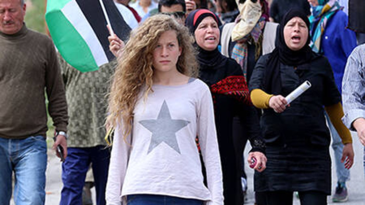 Ahed Tamimi já havia sido detida em 2017, aos 16 anos.