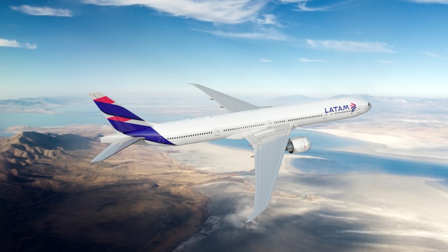 O Boeing 777 da Latam tem 410 assentos