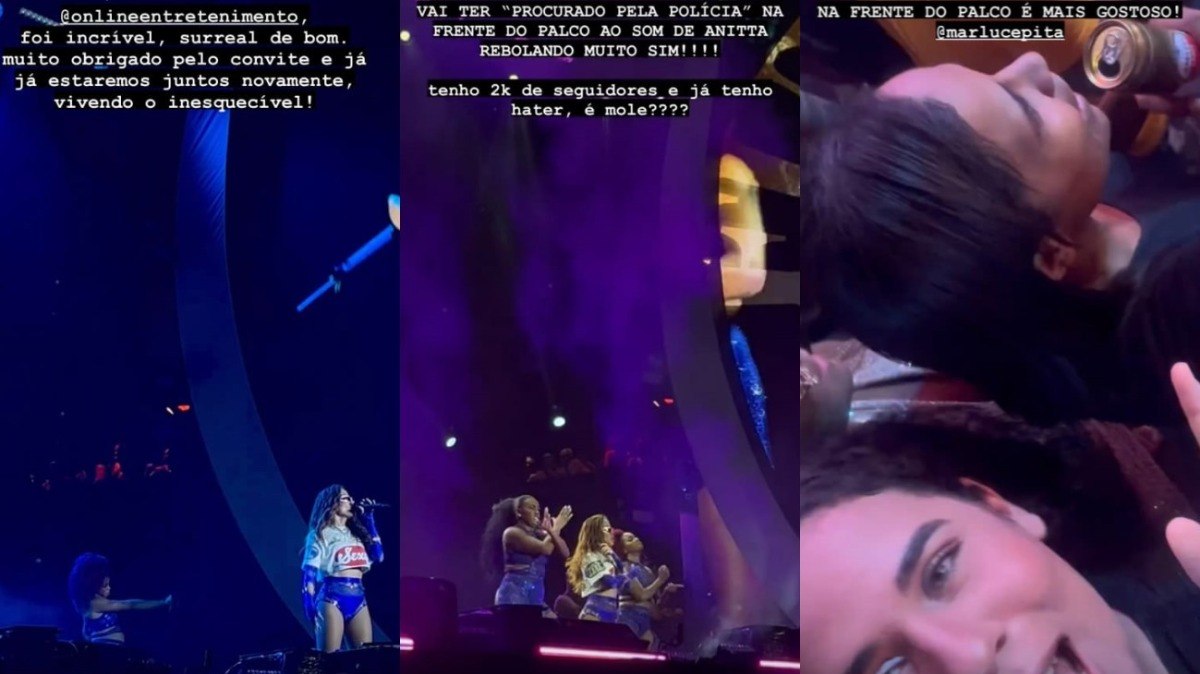 Travesti debochou de Luiza Brunet com indiretas no show de Anitta