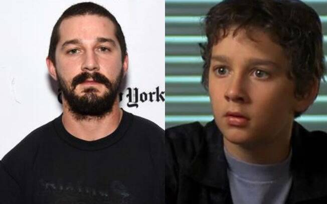 Antes e depois das celebridades: Shia LaBeouf quando era criança