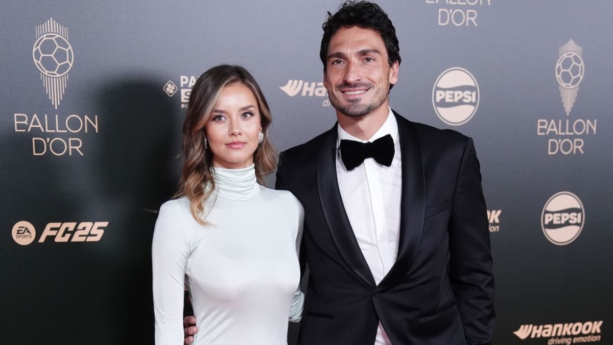 Namorada de Hummels rouba a cena e ofusca Rodri na Bola de Ouro