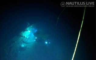 Parte de navio da Segunda Guerra é achada no Pacífico; veja