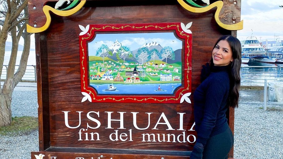  Thayane Pires em Ushuaia pela primeira vez 