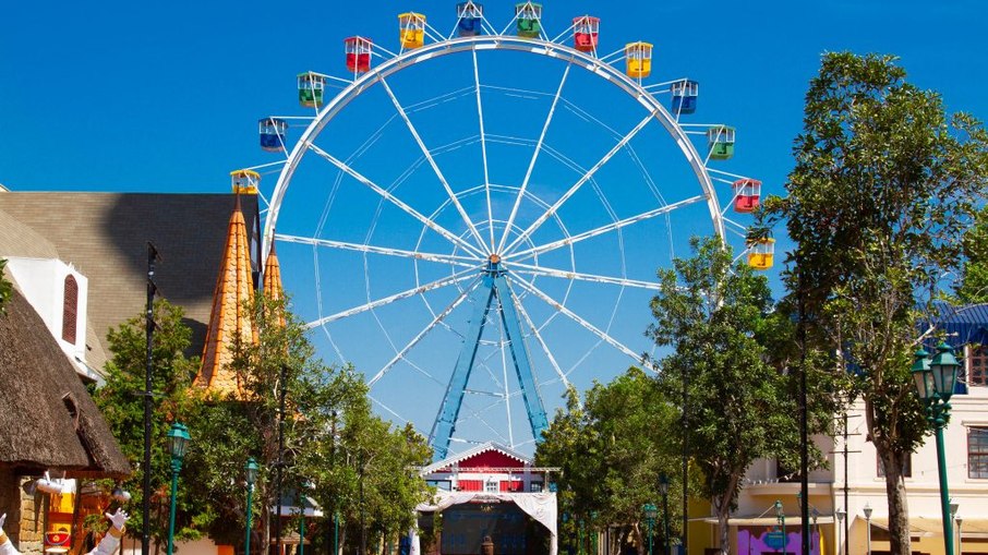 Hopi Hari está localizando em Vinhedo/SP e oferece mais de 40 atrações aos visitantes Hopi Hari está localizando em Vinhedo/SP e oferece mais de 40 atrações aos visitantes