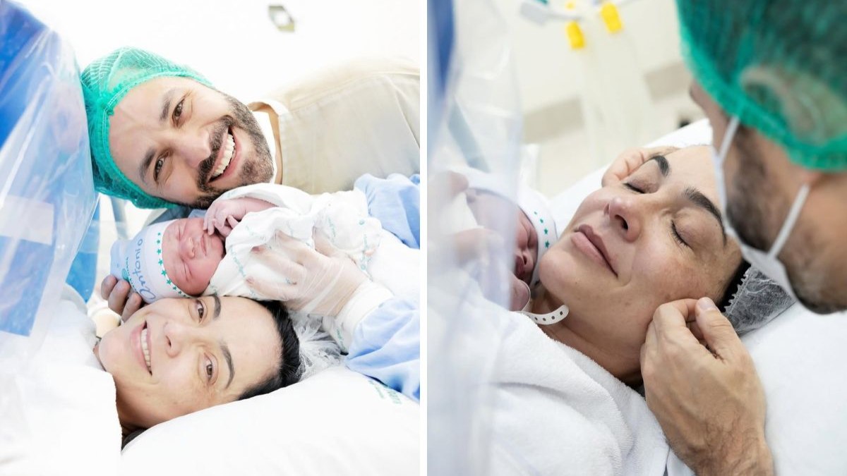 Izabella Camargo dá à luz Antonio, segundo filho, aos 44 anos Izabella Camargo dá à luz Antonio, segundo filho, aos 44 anos
