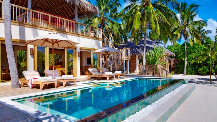 O Six Senses Laamu é um resort de luxo nas Ilhas Maldivas