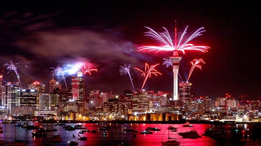 Comemoração do Ano Novo na Nova Zelândia