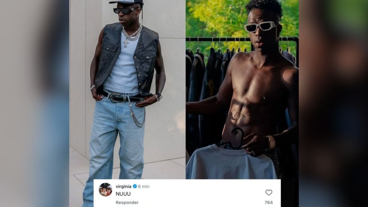 Comentário de Virginia em fotos de Vini Jr gera onda de reações na web Comentário de Virginia em fotos de Vini Jr gera onda de reações na web
