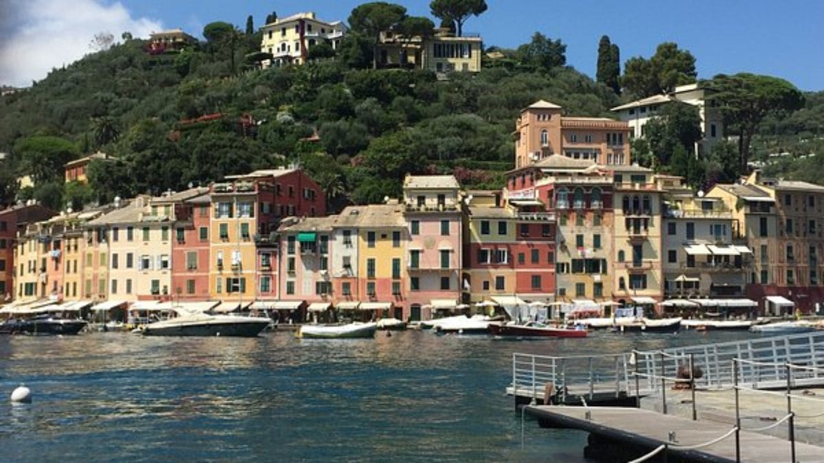 Portofino, na Itália