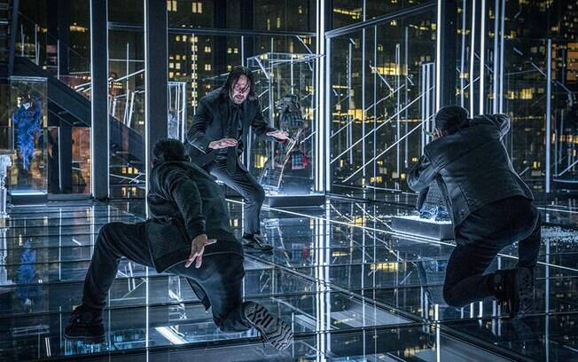 Keanu Reeves em ação em uma das melhores cenas de luta do novo John Wick