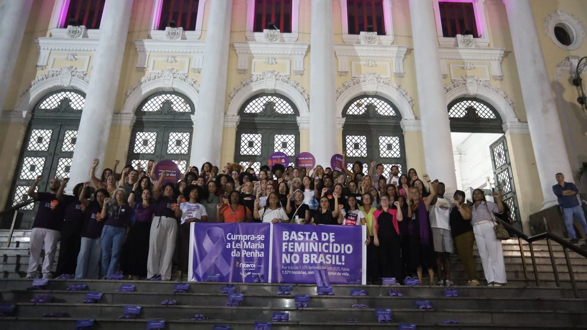 Agosto Lilás de Niterói reforça rede de proteção da mulher - QTU Questões do Universo