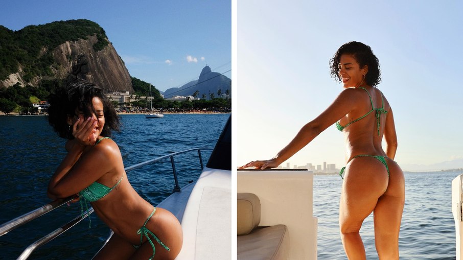 Bella Campos posa de biquíni e agita web Bella Campos posa de biquíni e agita web