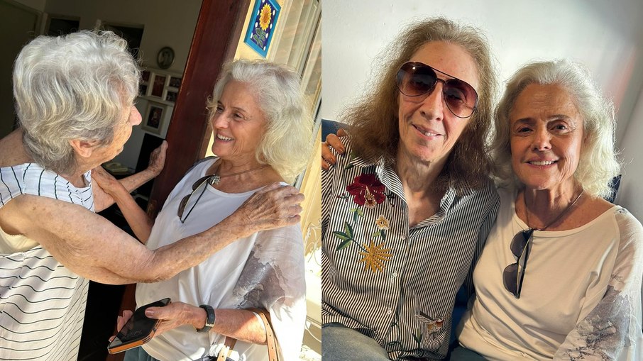 Marieta Severo visita amigos no Retiro dos Artistas após pedido de ajuda