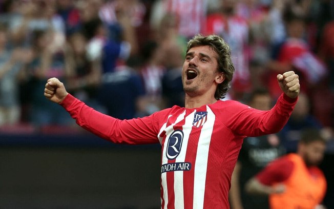 Griezmann marcou duas vezes na vitória do Atletico de Madrid sobre o Girona - Foto: THOMAS COEX/AFP via Getty Images